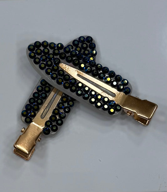 Navy Mini Clips