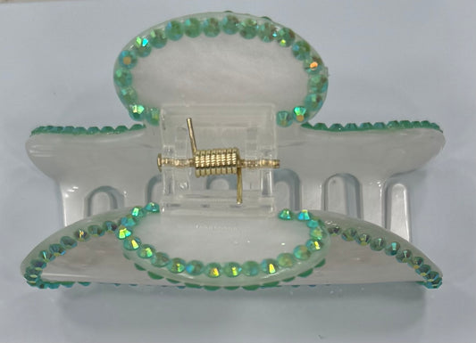 Sea Green Claw Clip
