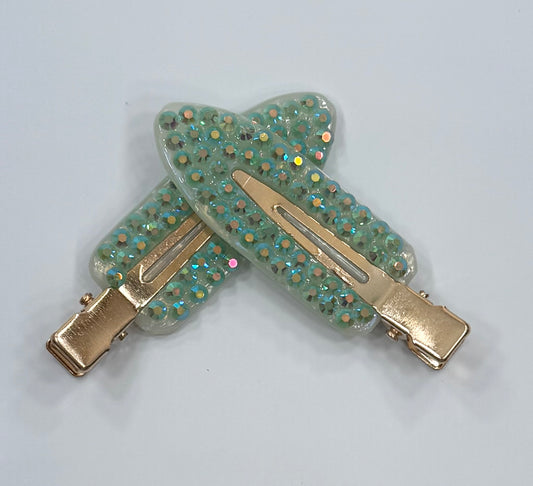 Sea Green Mini Clips