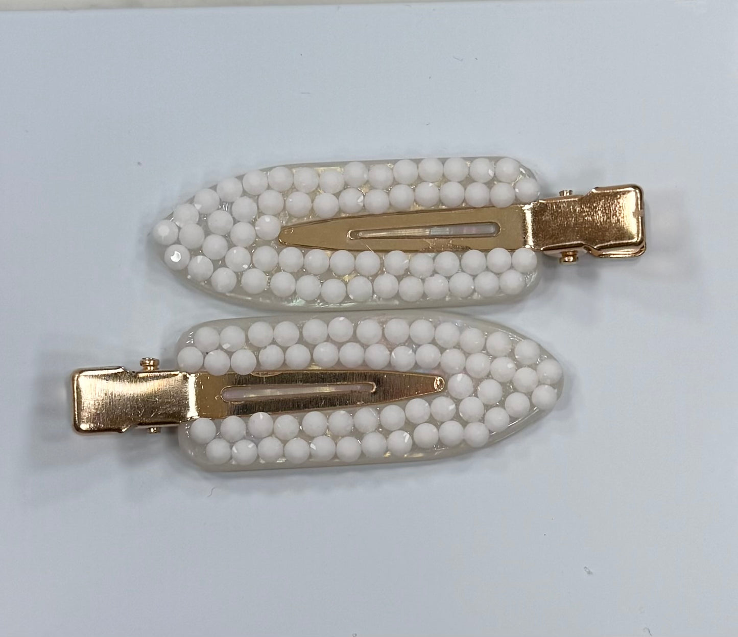 Matte White Mini Clips