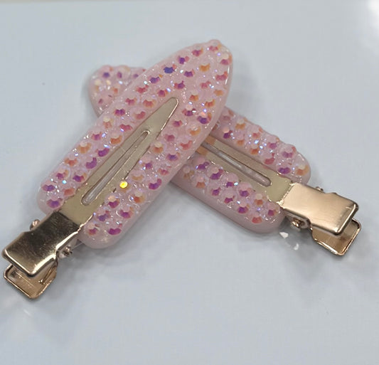 Baby Pink Mini Clips