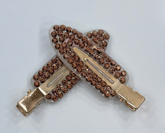 Rose Gold Mini Clips