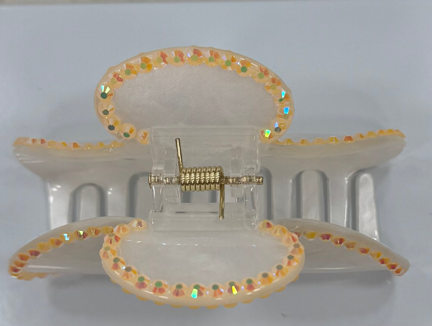 Peach Claw Clip