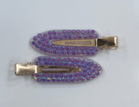 Purple Mini Clips