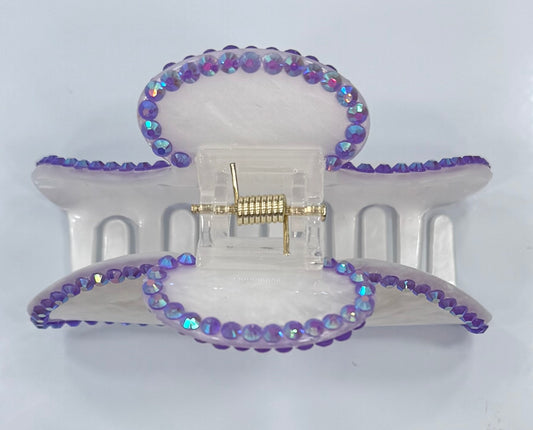 Purple Claw Clip